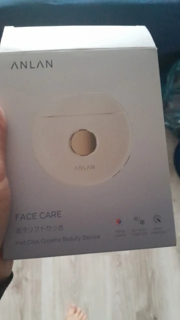 ANLAN Electric Guasha Massager EMS Face Lifting Remove Edema Firming Skin Clod Heat Body Scraping Therapy Skincare Beauty Device photo review