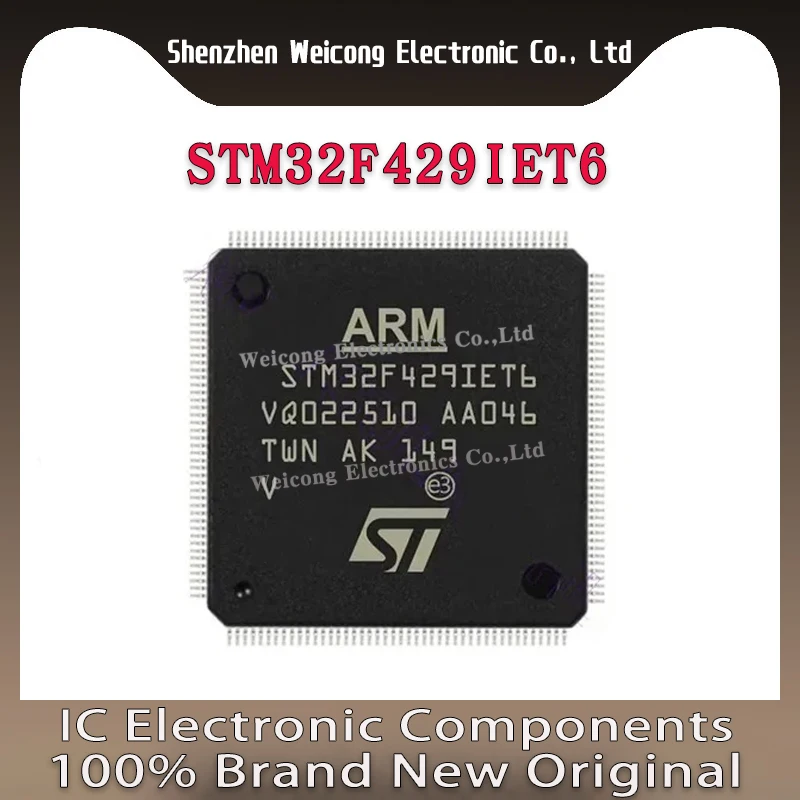 

STM32F429 STM32F429IET6 STM32F429IET STM32F429IE STM32F429I STM32F STM32 STM New Original IC MCU Chip LQFP-176