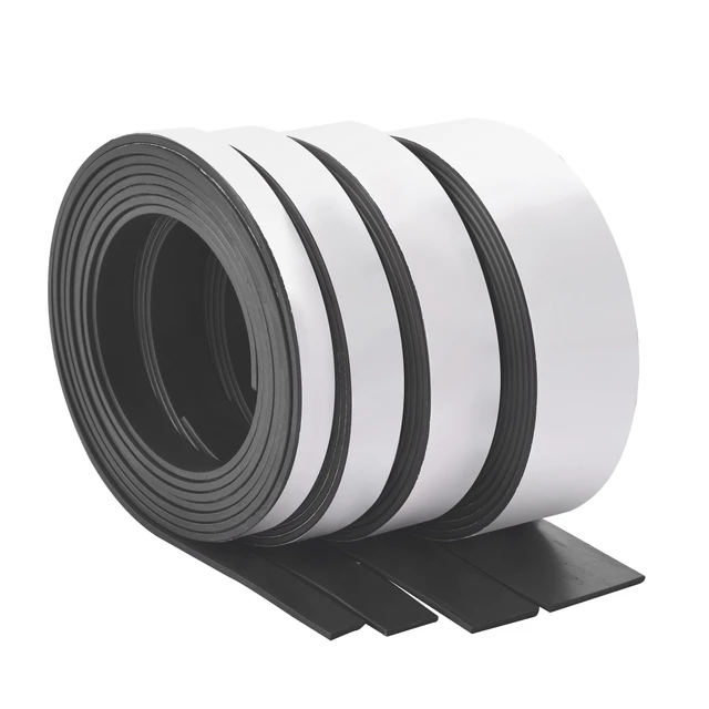 Adhesive Magnetic Magnet Strip, 10 Mm Adhesive Rubber Strip