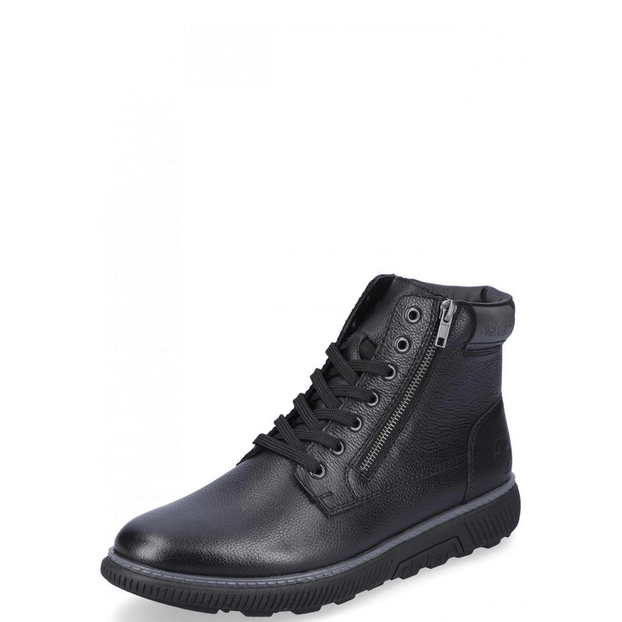 Relatieve grootte vastleggen Berg Vesuvius Rieker b3306 00v men's boots black genuine leather Winter, size 43| | -  AliExpress