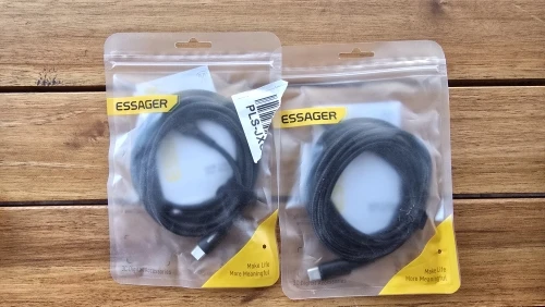 Essager PD100W 60W Type C C to C Cable Fast Charge Mobile Cell Phone Charging Cord Wire For Xiaomi Samsung Huawei Macbook iPad photo review