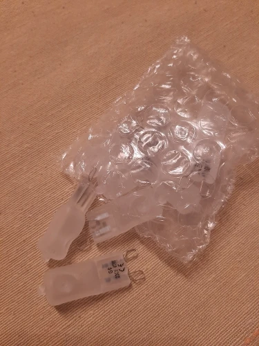 10pcs/lot G9 220-240V 25W 40W 60W Portable Warm White Halogen Bulb Light Lamp 3000-3500K Globe 230V Capsule Clear Bulbs photo review