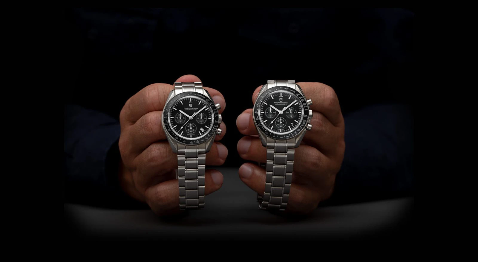 Pagani design ak projeto relógios masculinos de luxo relógio de quartzo para homens safira moldura 2023 nova velocidade cronógrafo automático data relógio