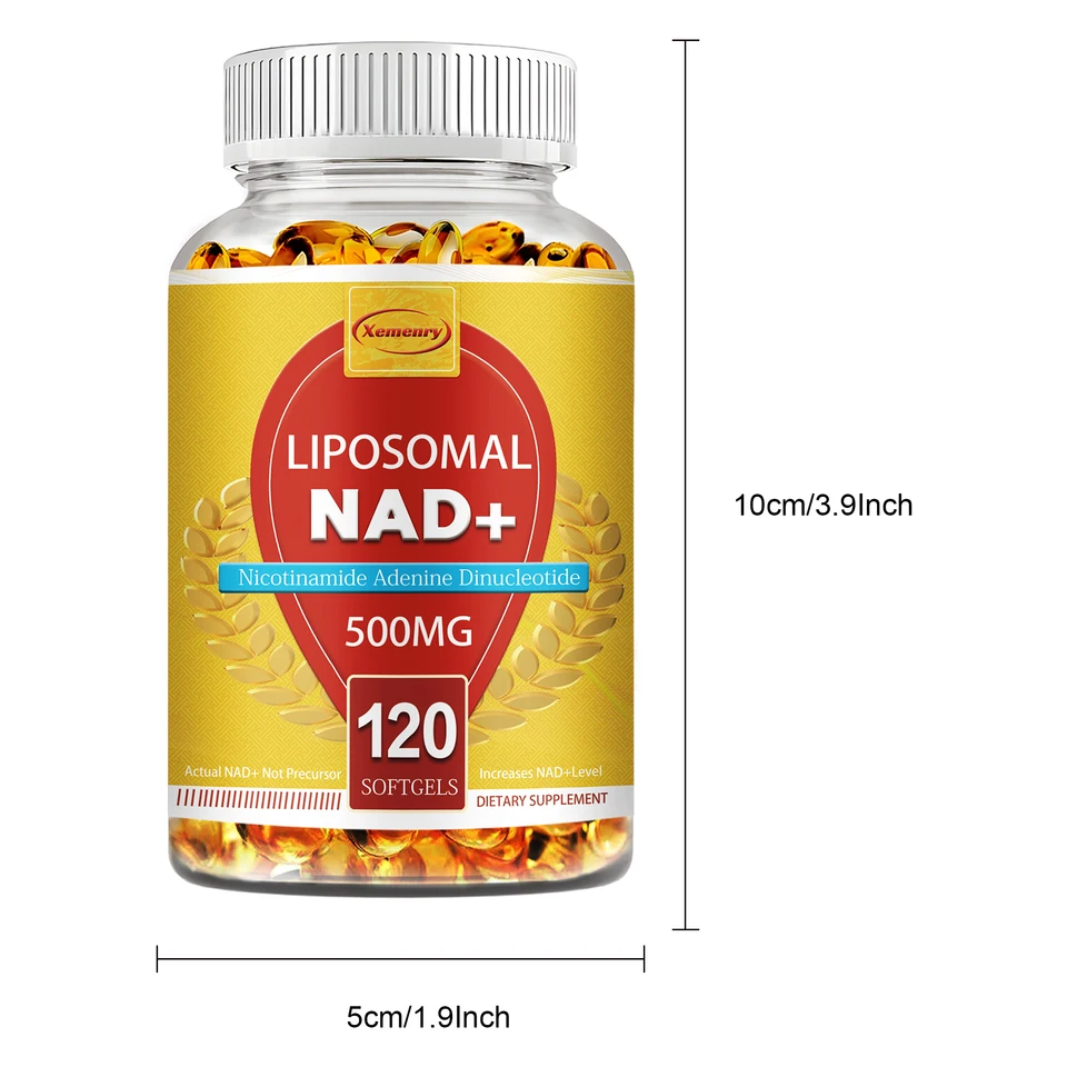 Liposomal NAD Plus Capsules for Energy and Focus