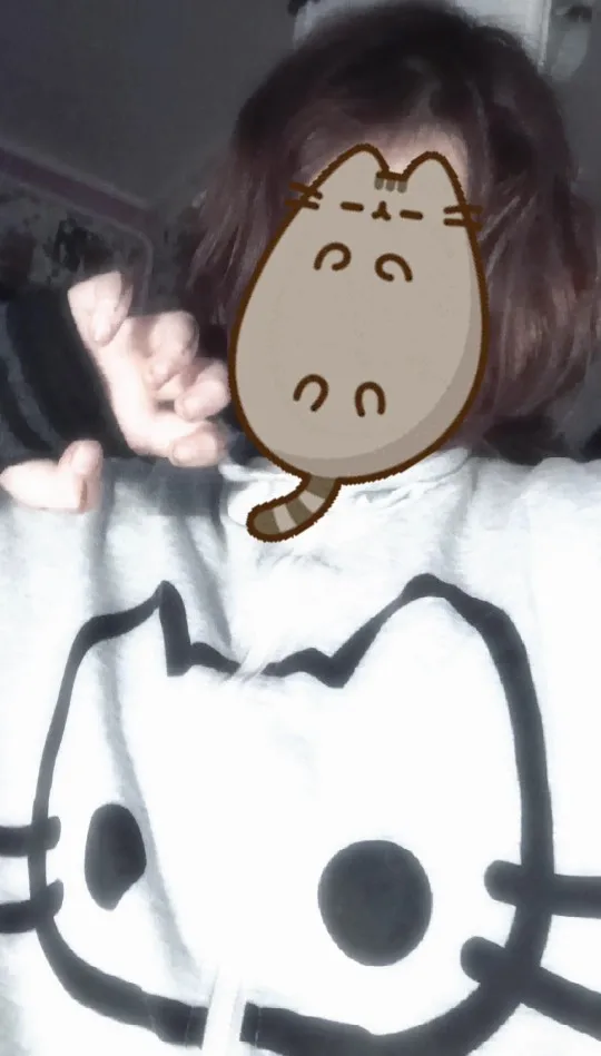 Cute Neko Print Gray Hoodie - Harajuku Aesthetic photo review