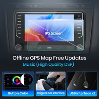 Автомобильный радиоприемник Junsun Android с GPS для VW Volkswagen Skoda Octavia Golf 5 6 Touran Passat B6 Polo Jetta 2Din Мультимедийный плеер CarPlay — изображение 5