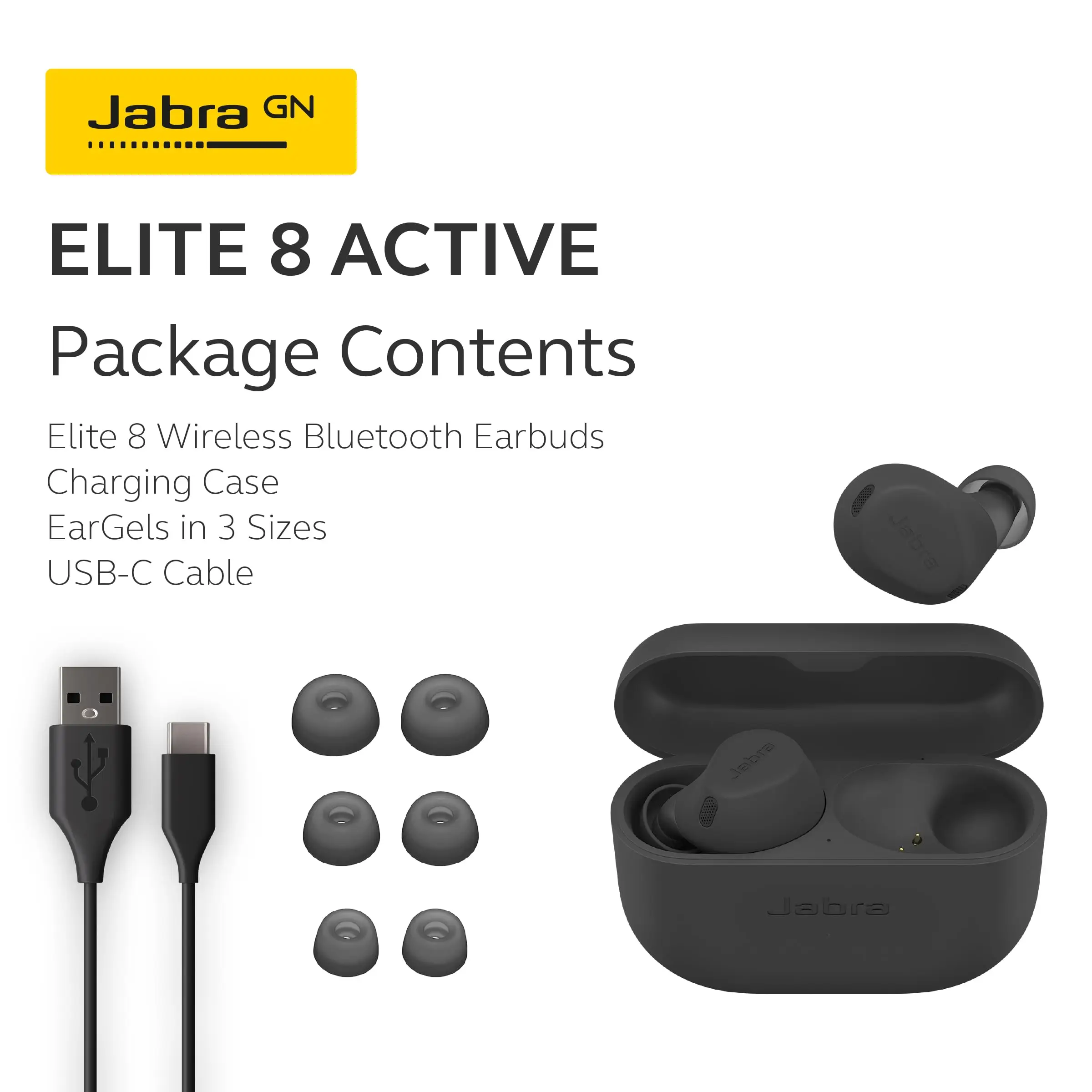Jabra Elite 8 Active ブラック　新品 Amazon.com: Jabra Elite 8 Active Gen 2 Bluetooth Wireless