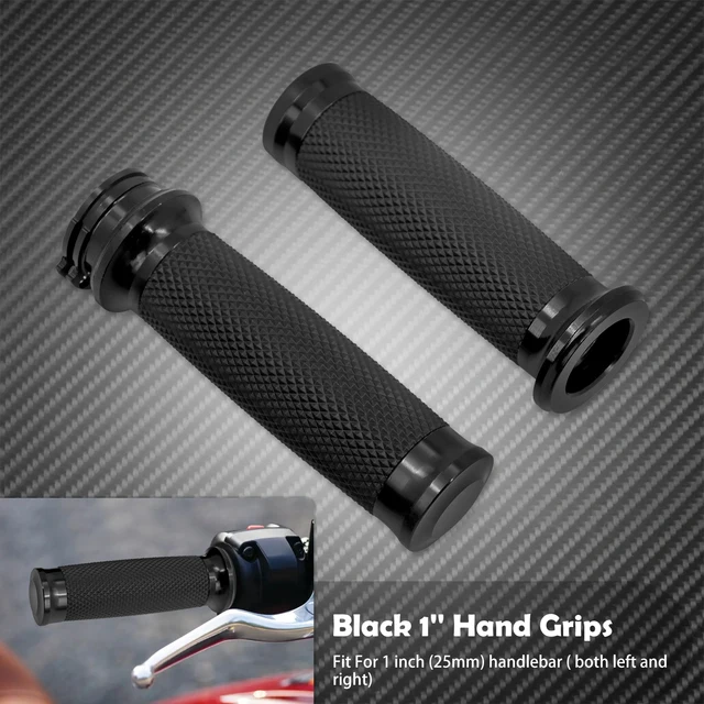Manubrio Per Harley Davidson Touring E Sportster - Impugnatura Da 25mm, Nero E Resistente - Foto 7