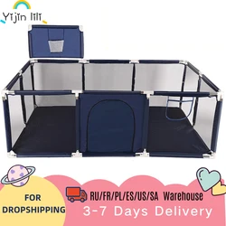Playpen for Children's Playpens Baby Pool Park Safety Stainless Steel Fence Kids Ball Pit  Baby Indoor Playground Baby Parks