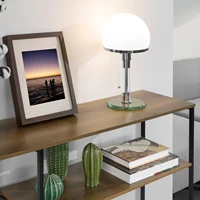 Vintage console table with 3 shelves metal hallway