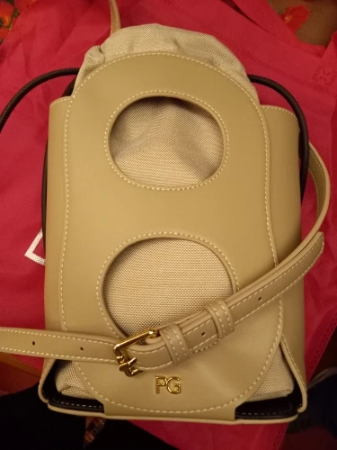 Bolso cruzado PG PATSY GARIS para mujer, nuevo diseñador de marca de lujo, atmósfera Simple, diseño hueco, bolso de hombro a la moda para mujer photo review