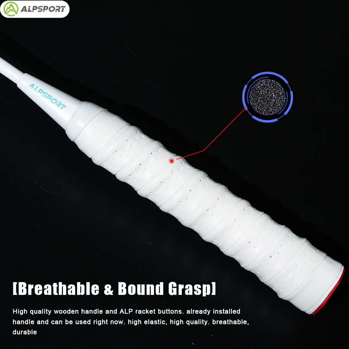 ALP XW 6U 2pcs/1batch Carbon Fiber Badminton Racket G5 Original MAX 32LBS Imported Badminton String and Bag Bag ALPSPORT