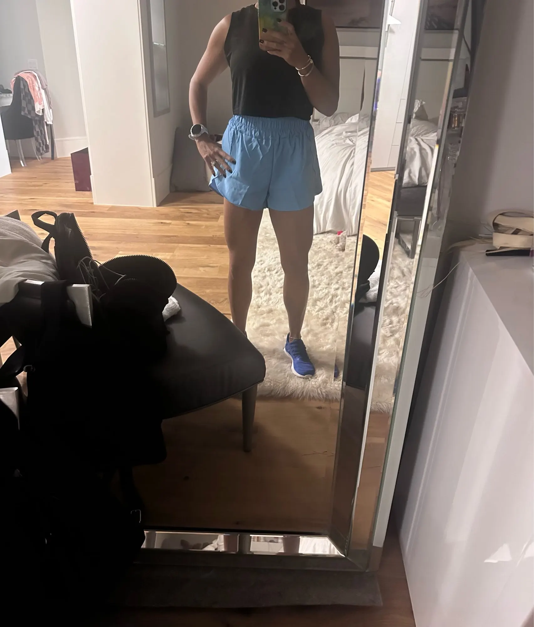 Lightweight High-Rise Women's Boxer Shorts for Summer Style photo review