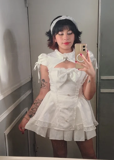 Summer Sweet Preppy Style 2 Piece Sets Women Y2k Kawaii Lolita Design Tops + High Waist Chic Skirt Female Princess Retro Outfits photo review