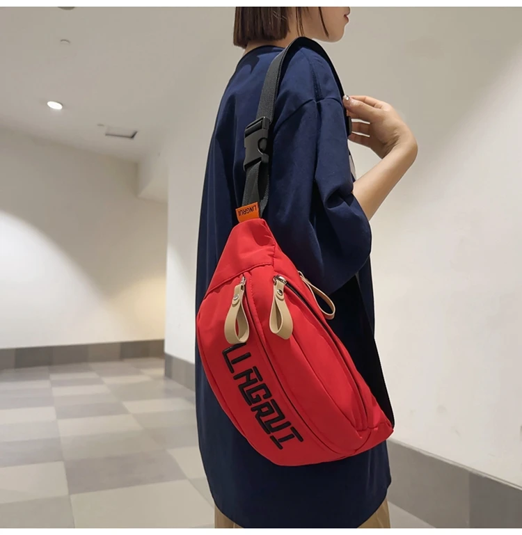 Lässige und Wasserdichte Gürteltasche für Herren und Damen Brusttasche – Detail 19
