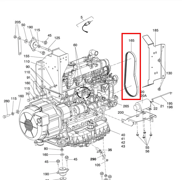 홍보 50-60330-00 벨트 - 캐리어 벡터 시리즈 트레일러 장치용 워터 펌프, 원본