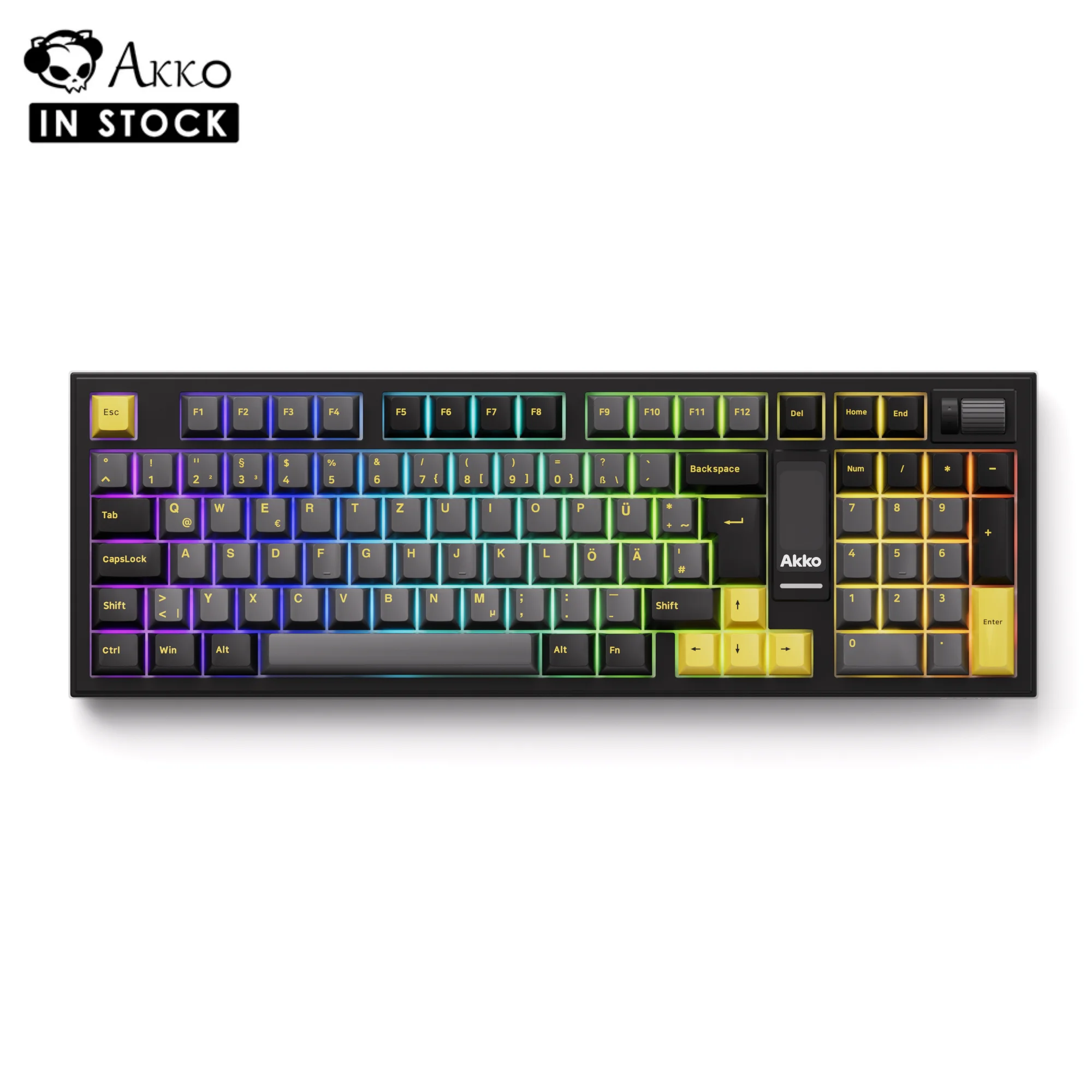 thumbnail image 2 of Mini Keyboard, Tiny Keyboard 3 Key Mini Keypad USB Mechanical Gaming Keyboard RGB Customized Programmable Keypad With Red Switch Small Keyboard For Office Work (Black 2 of 11