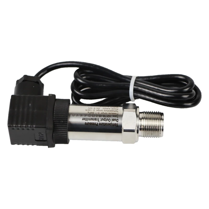 

Pt100 Pressure Temperature Sensor For Diesel Oil RS485 Output IP65 Hirschmann Connection