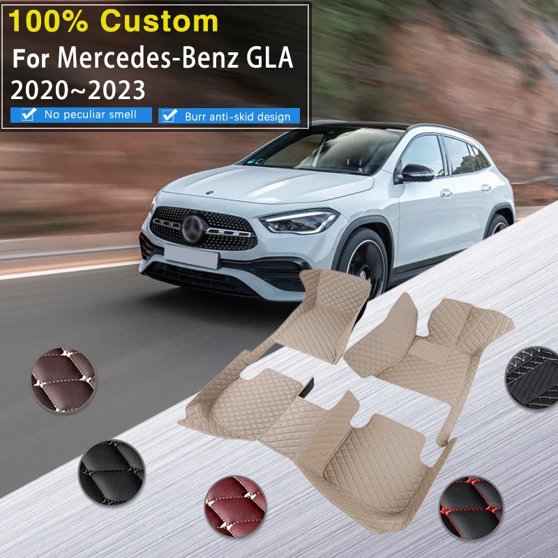 Auto Matten Boden Für Mercedes-Benz GLA EQA H247 2021 2022 2023  Wasserdichte Automatten Voll Set Tapis Voiture auto Zubehör Innen -  AliExpress