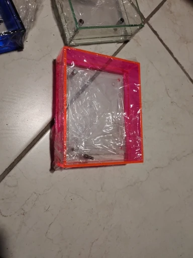 Transparent Acrylic Photo Frame, customer photo
