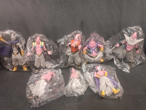 Dragon Ball Z | Majin Buu Fat Buu | Anime | 8-Piece Mini Display Statue Set