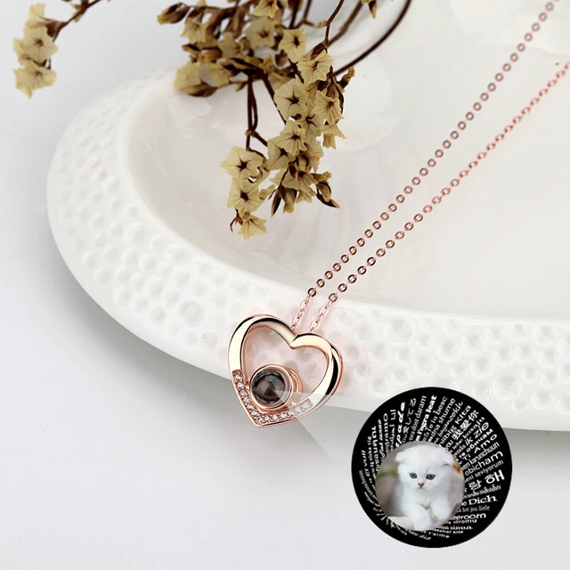 Projection Necklace丨Personalised Best Photo Projection Necklace With Your  Photo