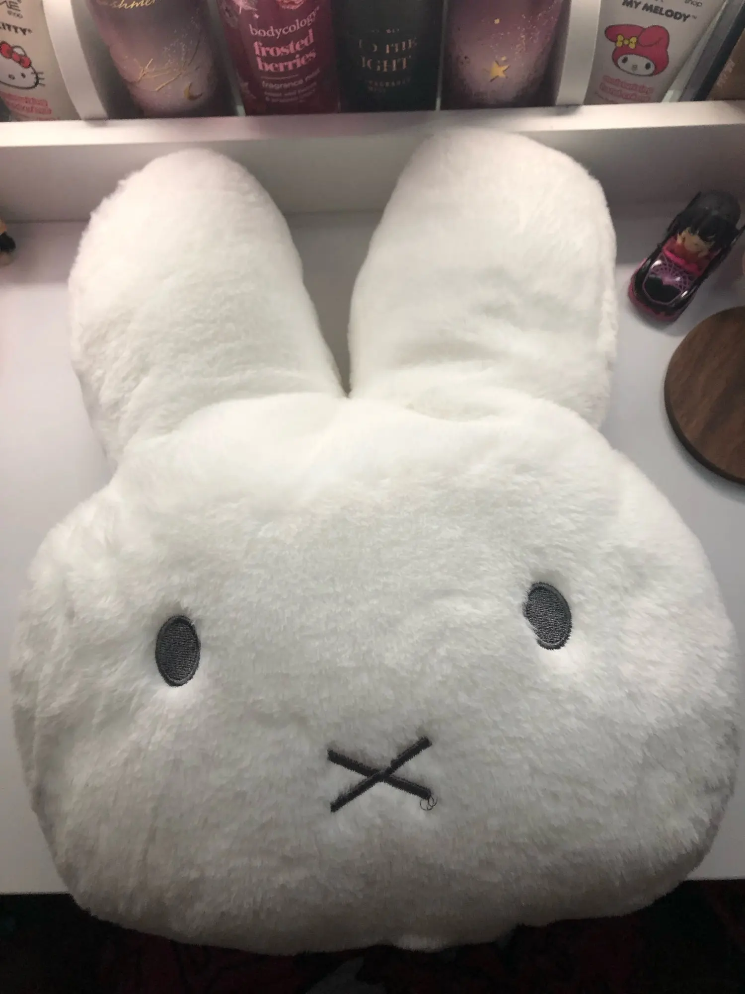 Bunny Plush Pillow, customer photo