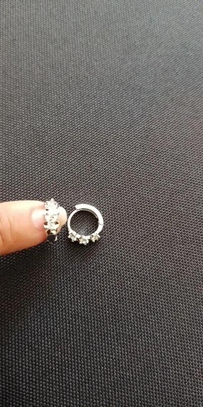 Pendientes de aguja de Plata de Ley 925 para mujer, joyería de alta calidad a la moda para boda, flor de circón de cristal, perno bonito photo review