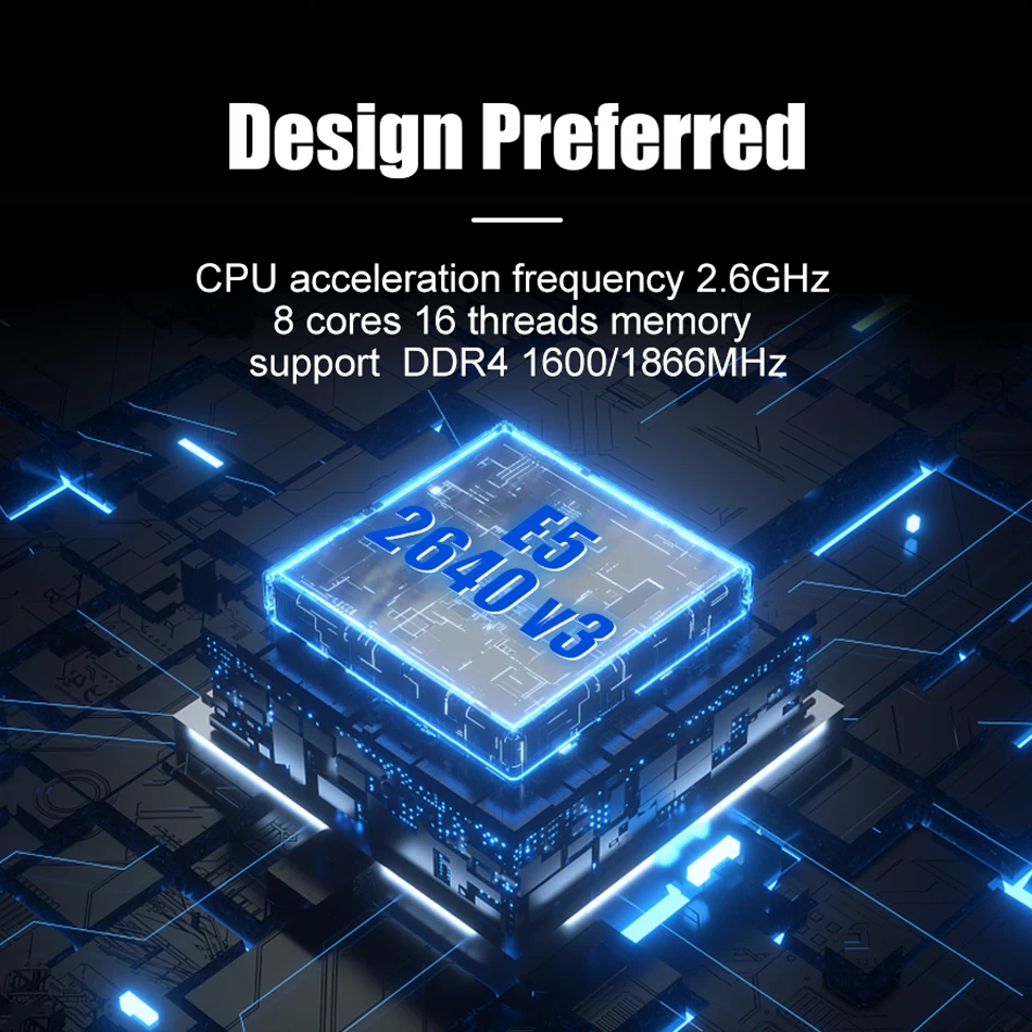 Original Intel Uesd E5-2640V3 SR205 2.60GHz 8-Cores 20M LGA2011-3 E5-2640 V3 Processor E5 2640V3