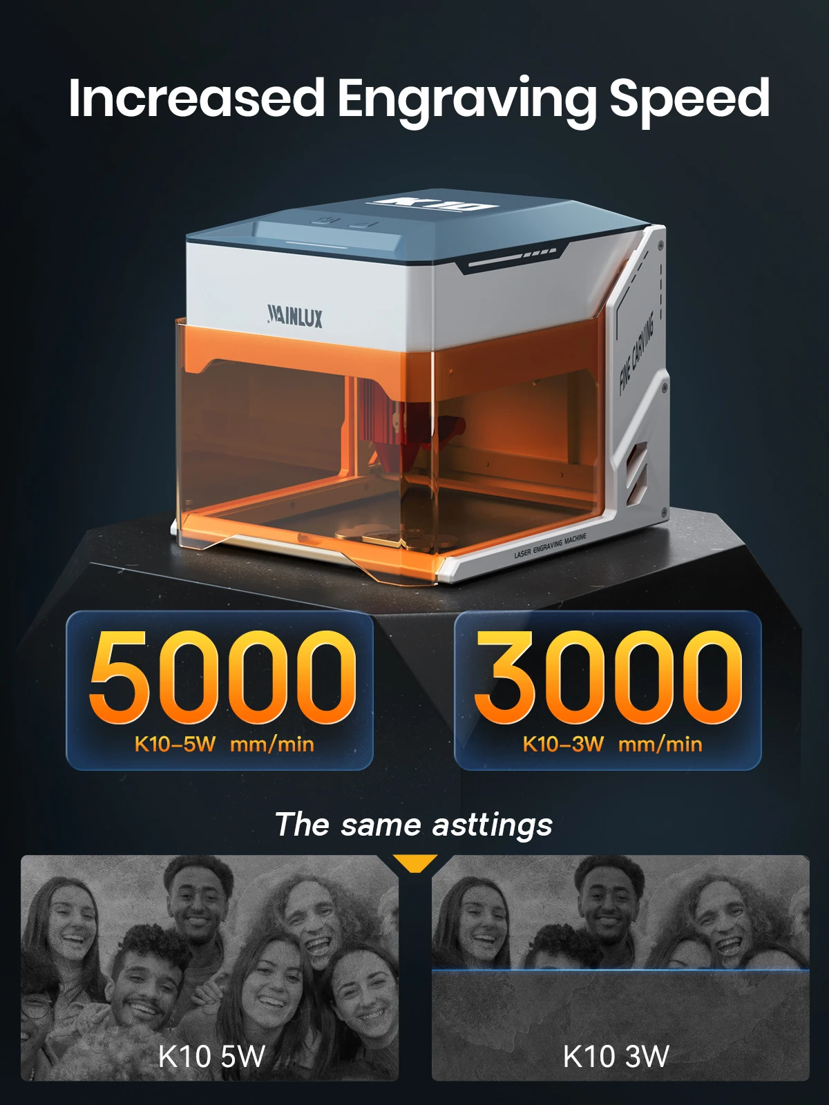 WAINLUX K10 3W レーザー彫刻機　ハンドメイド Amazon.com: WAINLUXPRO K10 3W Laser Engraver Machine, Mini Laser