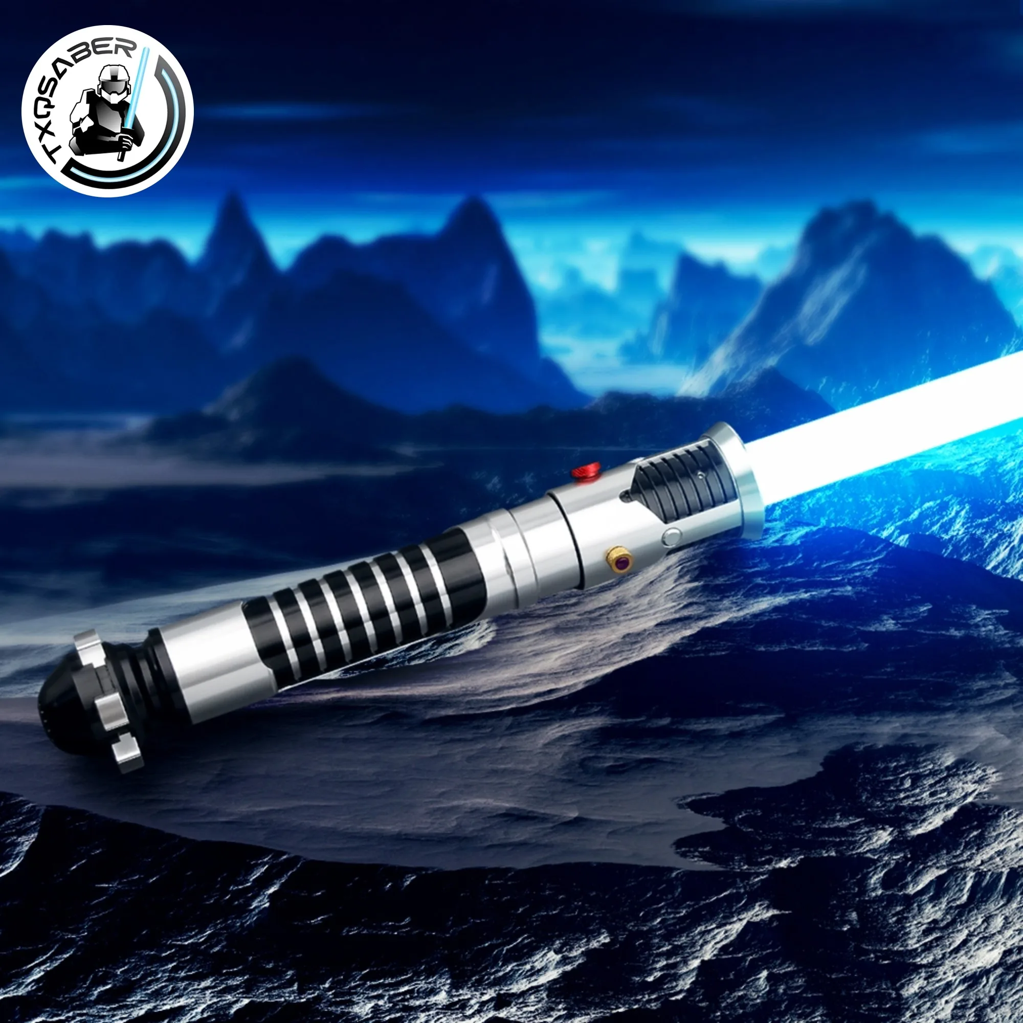 Txq Lightsaber Obi-Wan Ep1 Snv4 Proffie Smooth Swing Metal Neo Saber Jedi Force Neo Saber Light 12 Colori 27 Suoni Skywalker