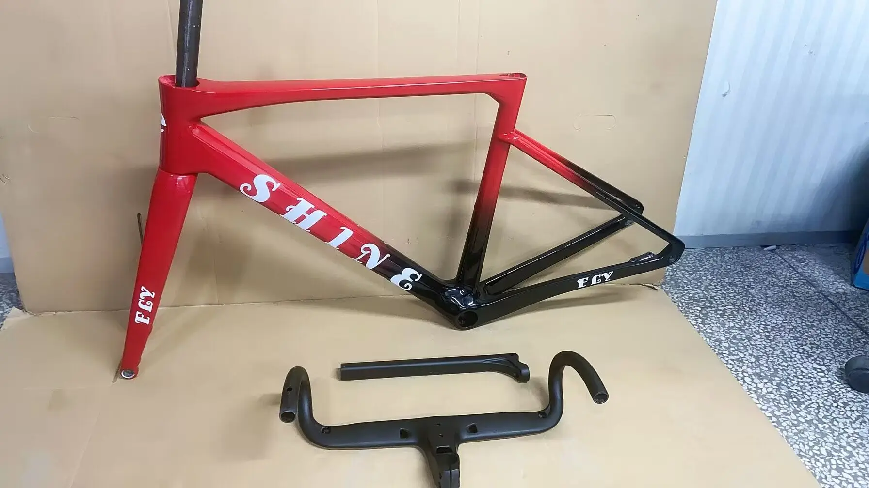 Carbon Bike Frame ud Glossy Rims Cycling Frameset 2 years Warranty