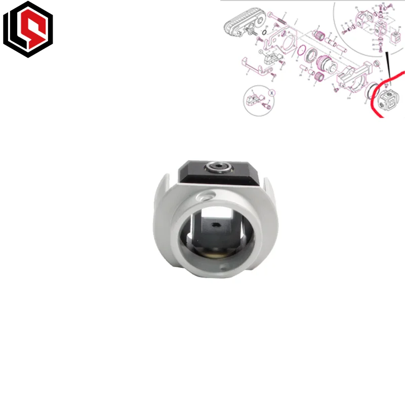 

F4.514.523 HD Double-Increment CD102XL105 Paper Receiving Deceleration Belt Wheel Aluminum Frame Block