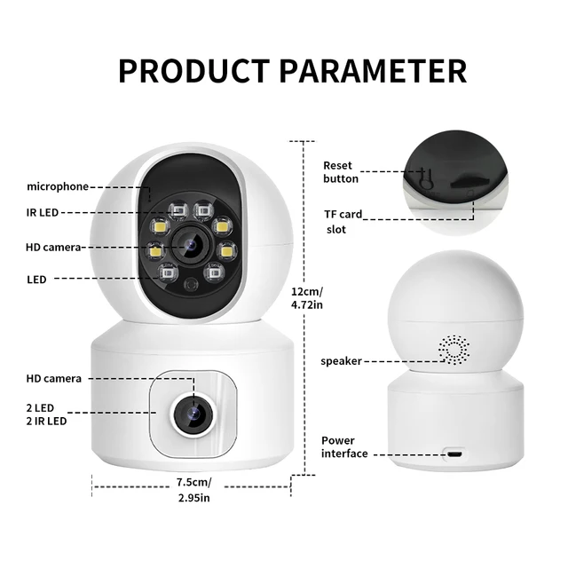 2K 4MP Smart Security Wireless Monitoring Camera 2