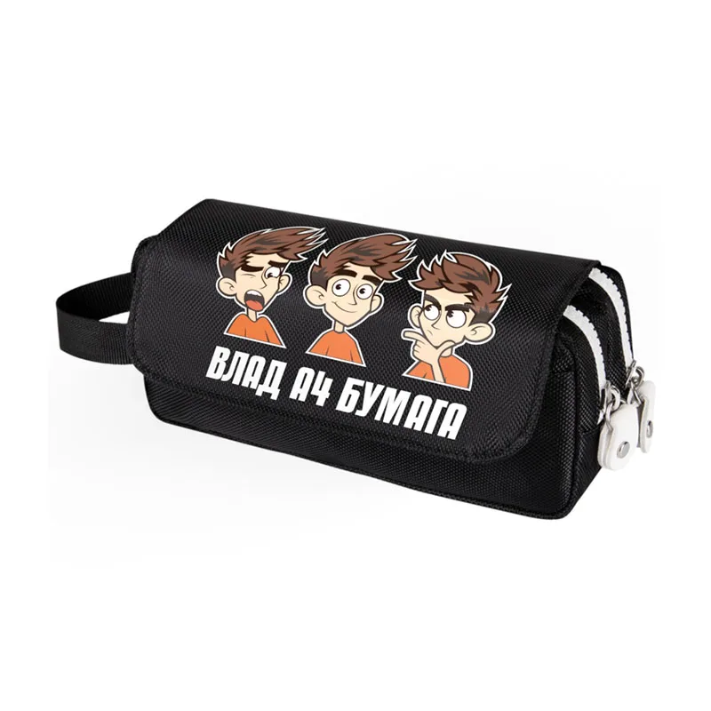Cartoon Merch A4 Lamba Pencil Case Multi Layer Large Capacity vlad a4 Stationery Box Stationery Storage Bag Kids Pencil Case 6