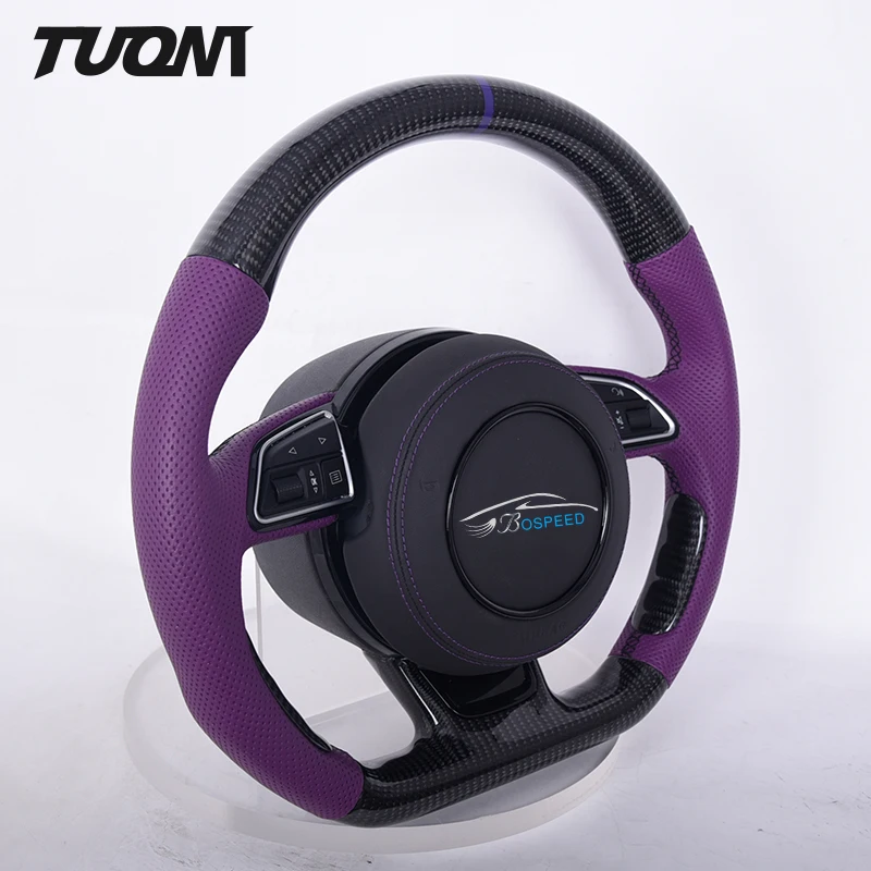 

Fit For Audi A3 8Y A4 B8.5 A6 C8 A7 Q3 Q4 S3 8V S8 Rs3 Rs5 TT 8J MK1 R8 SQ5 Custom Forged Carbon Fiber Led Cars Steering Wheel