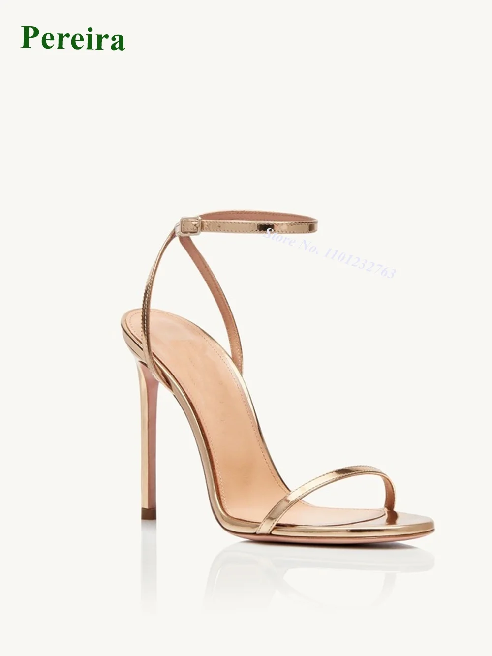 Amazon.com | DREAM PAIRS Women's Stecy-1 High Stiletto Open Toe Ankle Strap  Heels Dress Pump Heel Sandals Gold Glitter Size 9 US | Heeled Sandals