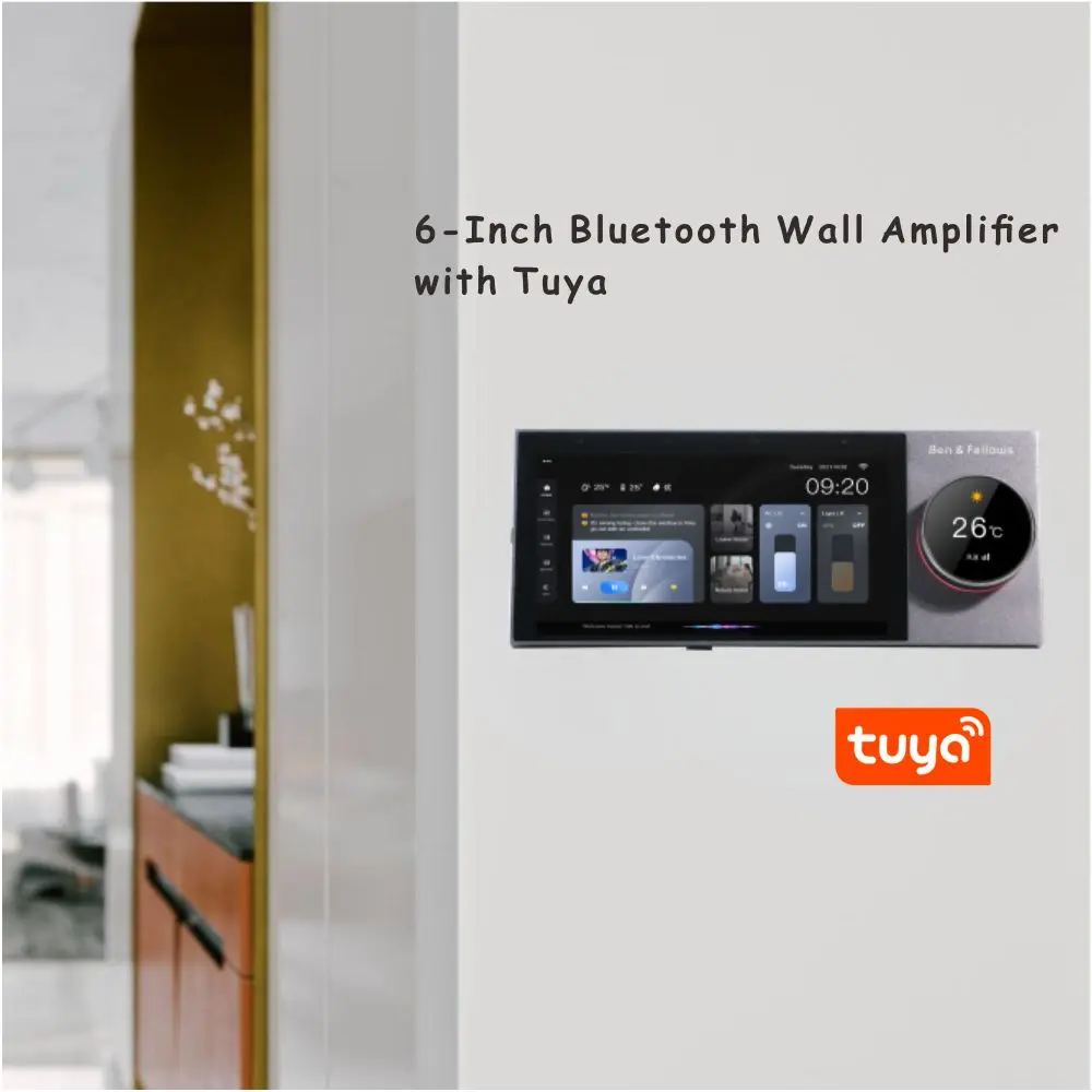 

Настенная панель управления Tuya Zigbee для умного дома, усилитель для стен на базе Android, с поддержкой Wi-Fi, USB, Bluetooth, RJ45 и 6-дюймовым сенсорным экраном