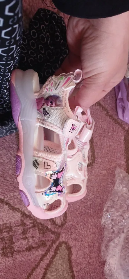 Princess LED Sandals for Girls photo review