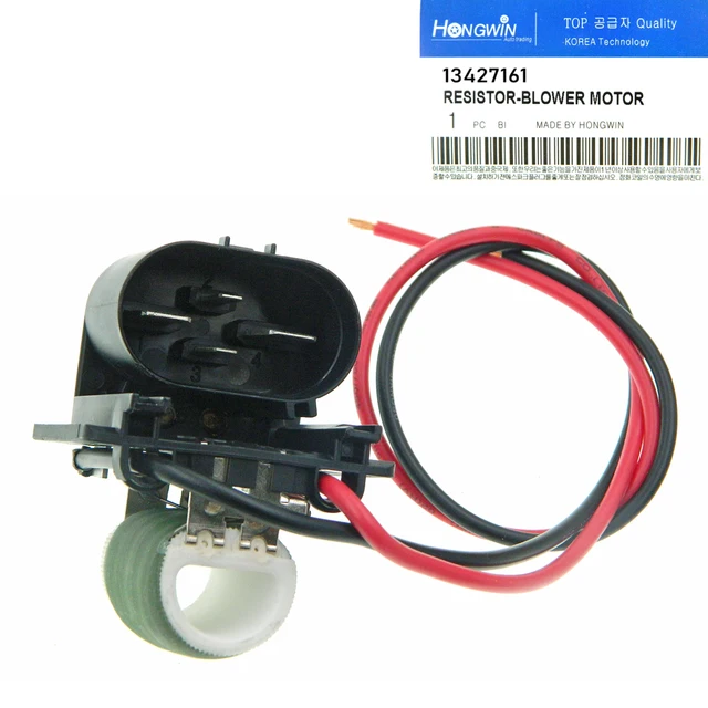 13427161 Radiator Heater Fan Relay Resistor Connector Plug For