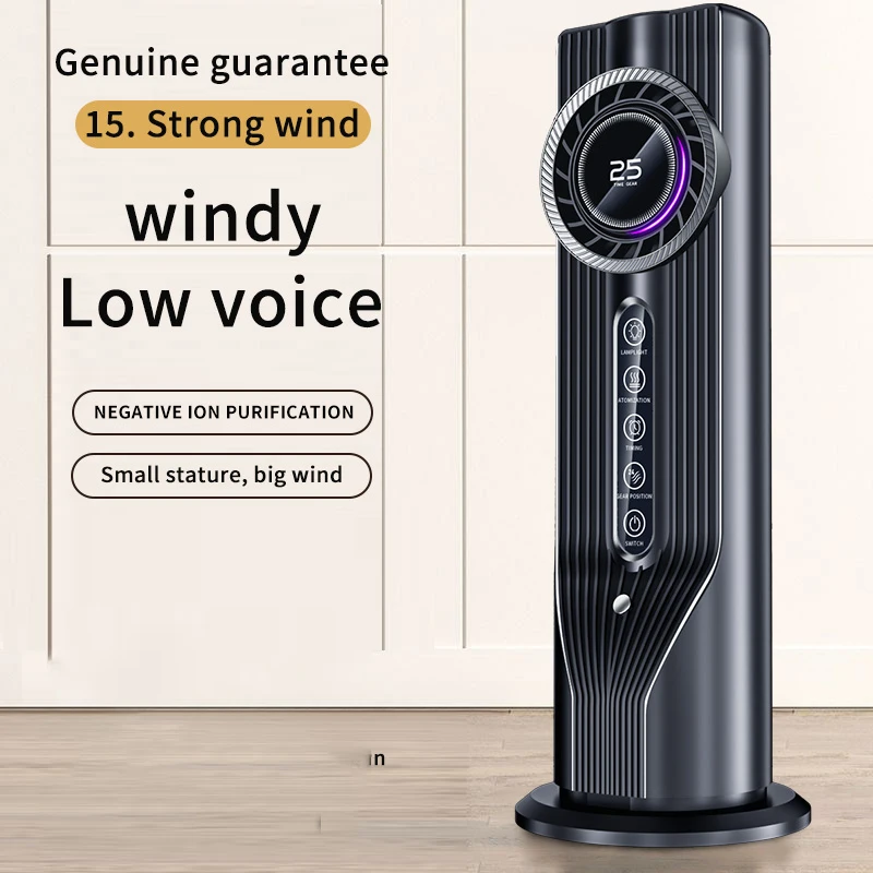 Mini-refroidisseur d'air USB : humidification par nano-pulvérisation, refroidissement par eau, refroidissement rapide, réglage multi-vitesses, portable pour le bureau 5