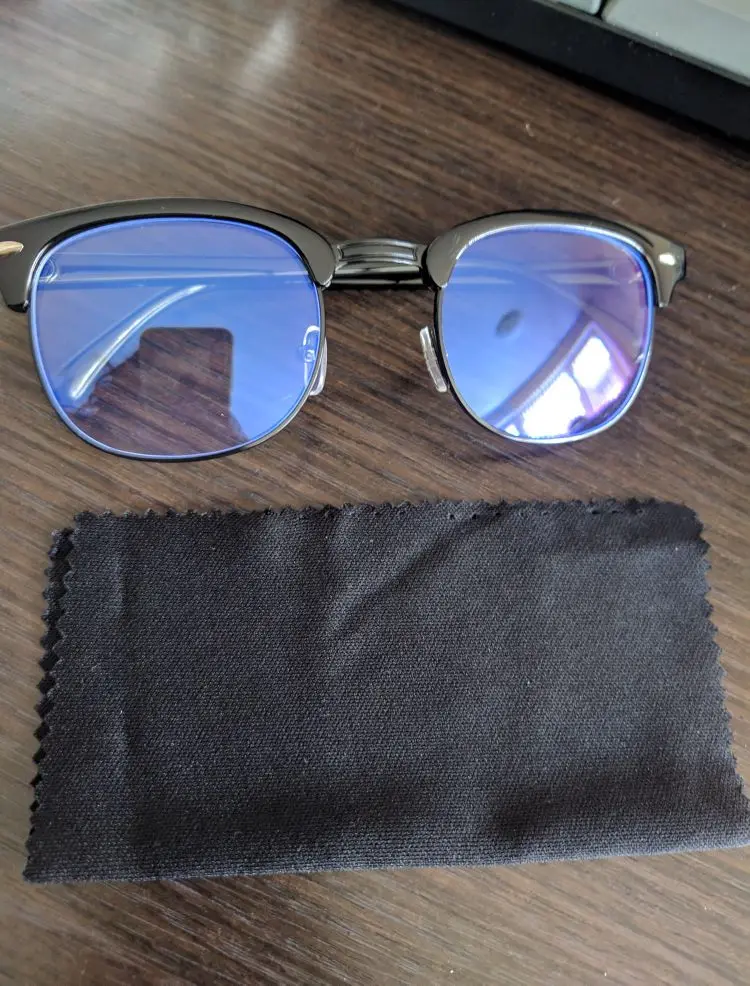 Classic Semi-Rimless Blue Light Blocking & Gaming Glasses photo review