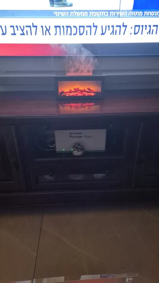 Fireplace Effect Essential Oil Diffuser with Remote Control