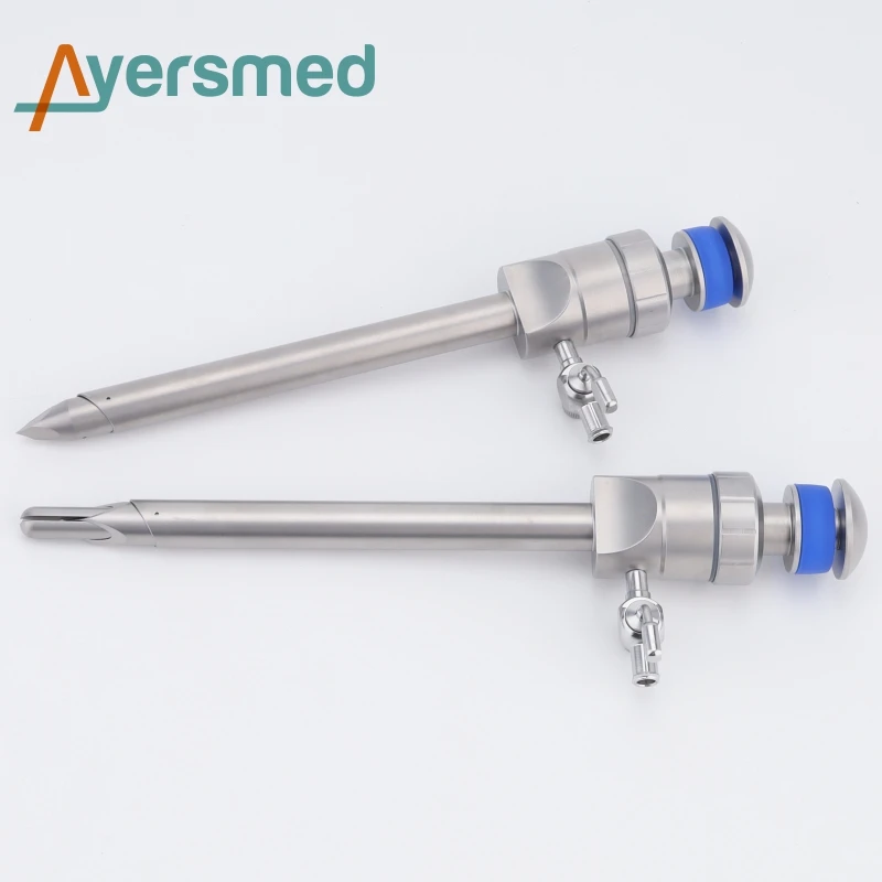 Laparoscopic Surgical Trocar Reusable Magnetic Type 5mm & 10mm Safety Tip
