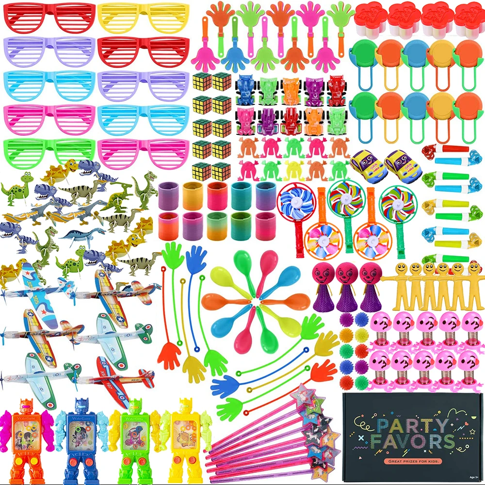 

Party Toys Assortment Party Favors for Kids Birthday,Carnival Prizes School Classroom Rewards Pinata Fillers Treasure Box Toys