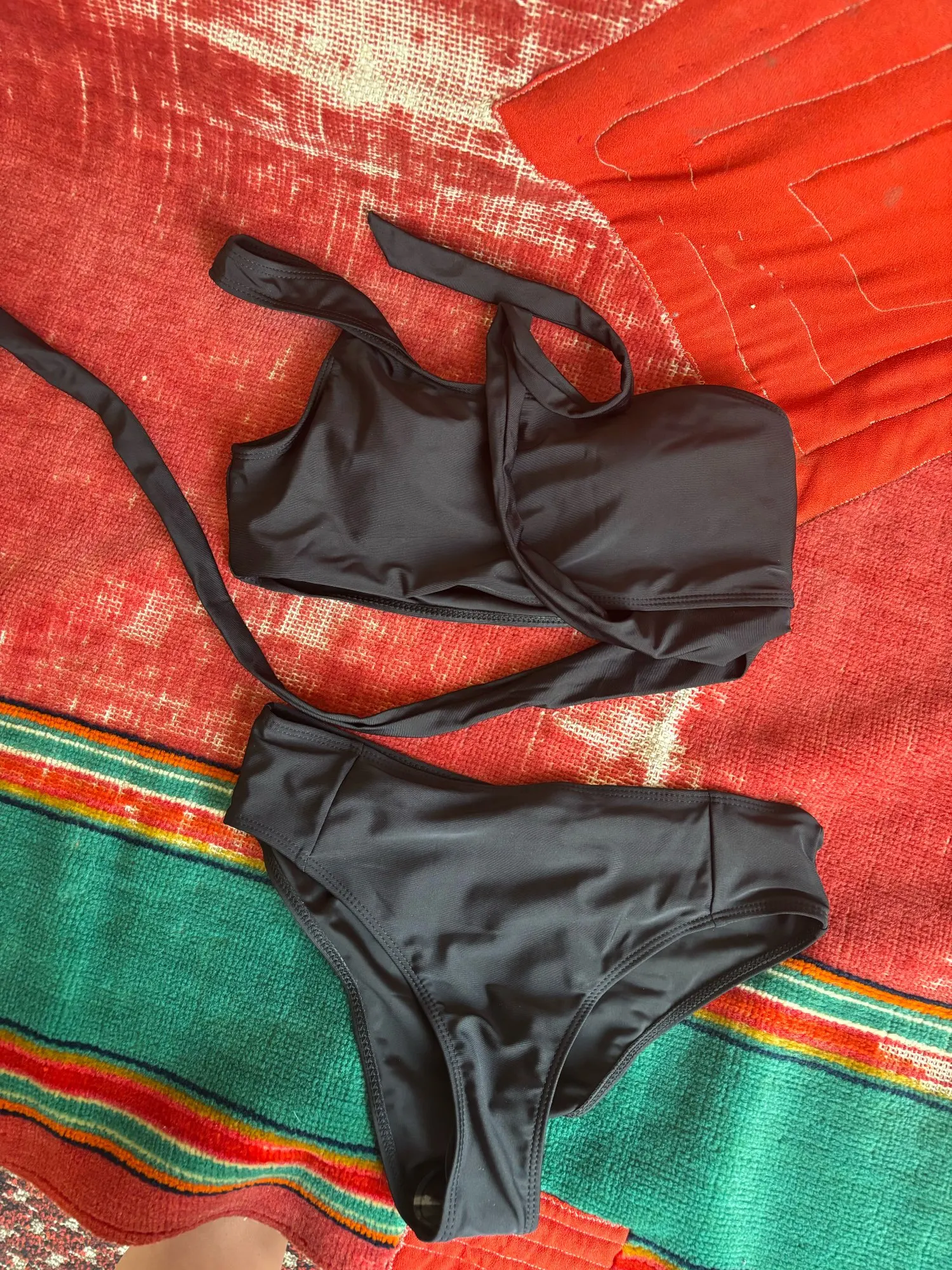 One Shoulder Bikini Set Sexy 2025 Swimsuit Women Solid Padded Swimwear Female Bathers Bathing Swimming Swim Suit Beachwear photo review