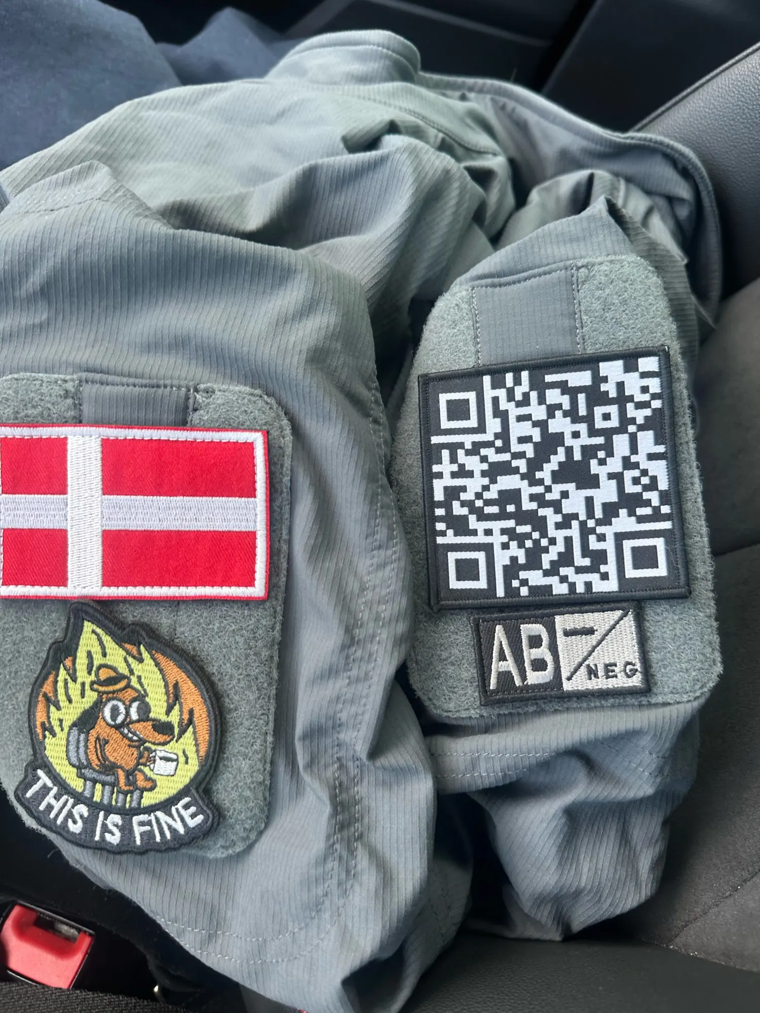 This is fine funny meme patch photo review