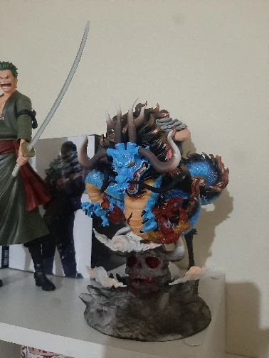 22cm One Piece Anime Figure GK Kaido Dragon Form Four Emperors With Lamp photo review