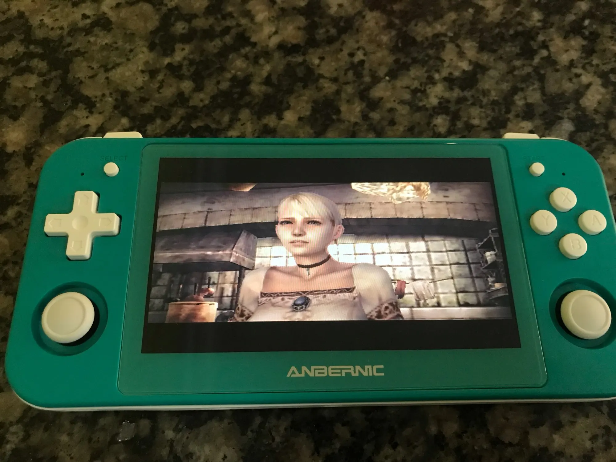 Console ANBERNIC RG505 4,95″ Android 12 | Jeux Haut de Gamme | Ecran OLED, Joystick Hall OTA, Projection Sans Fil photo review