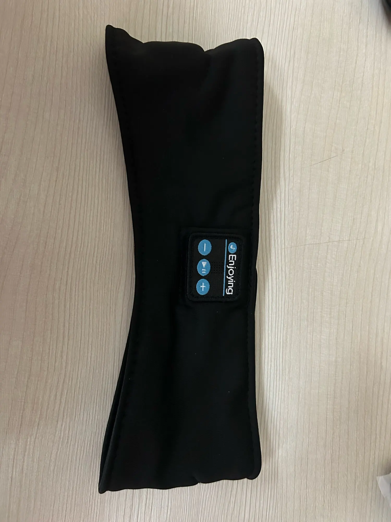 Fone-Auriculares deportivos inalámbricos con Bluetooth, diadema elástica para dormir, máscara de ojos para música photo review